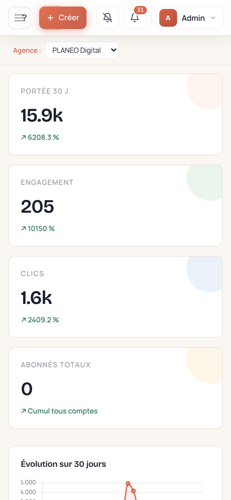 Votre agence dans la poche — l'application Planeo Pulse sur téléphone